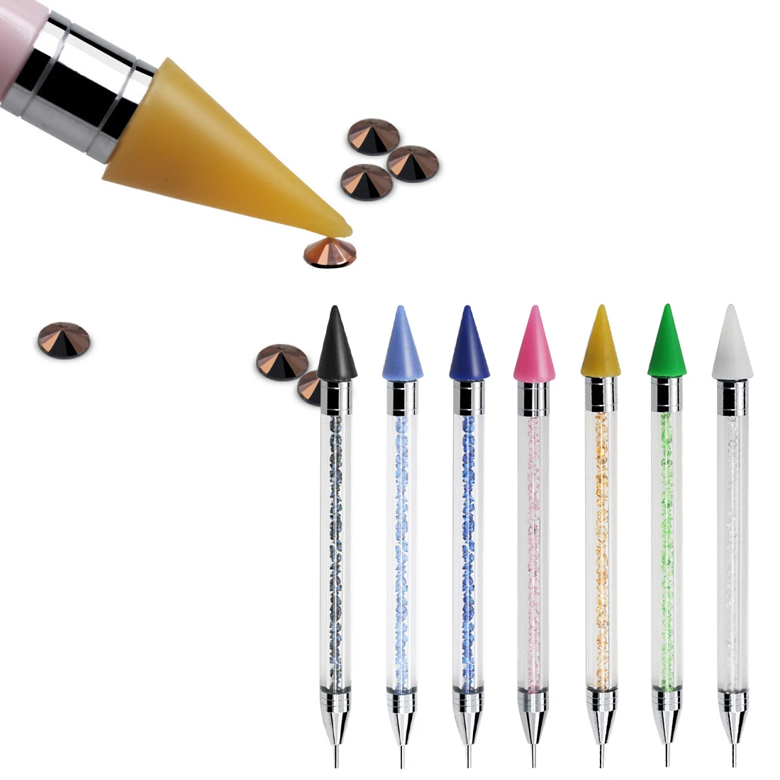 Diamond Embroidery Double Head Point Drill pen DIY Diamond Painting Pen Acrylic Nail Art Manicure Polish
Diamond Embroidery Double Head Point Drill pen DIY Diamond Painting Pen Acrylic Nail Art Manicure Polish