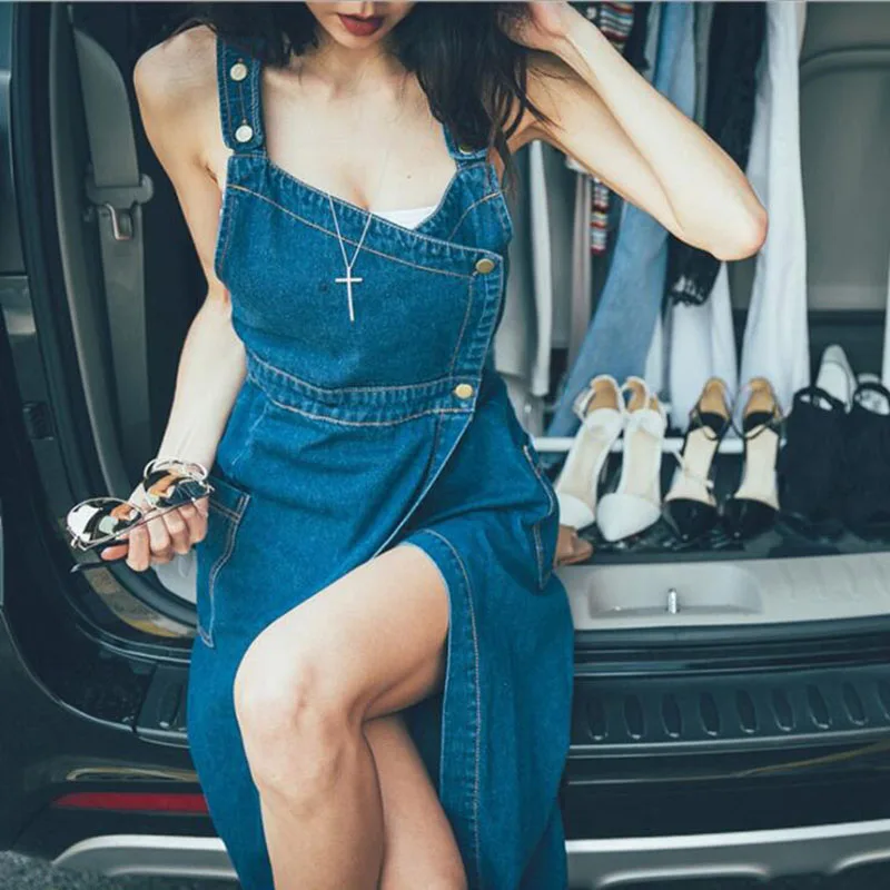 Women New Arrival Sexy Midi Dresses 2017 Summer Blue Denim Sundress Sleeveless Crisscross Straps Dress
Women New Arrival Sexy Midi Dresses 2017 Summer Blue Denim Sundress Sleeveless Crisscross Straps Dress