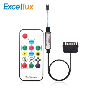 5V-24V RGB Led Controller 14 Keys SATA Power Supply Interface RF Symphony with Remote Controller for WS2811 WS2812 WS2812b Strip
5V-24V RGB Led Controller 14 Keys SATA Power Supply Interface RF Symphony with Remote Controller for WS2811 WS2812 WS2812b Strip