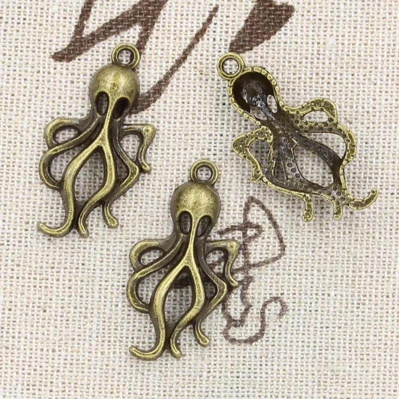 8pcs Charms octopus 32x17mm Antique Making pendant fit,Vintage Tibetan Bronze Silver,DIY bracelet necklace
8pcs Charms octopus 32x17mm Antique Making pendant fit,Vintage Tibetan Bronze Silver,DIY bracelet necklace