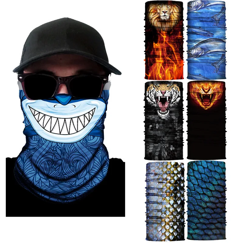 5pcs/lot 3d Animal Half Face Magic Scarf Men and Women Lion Tiger Shark Outdoor Cycling Headcraves Set Headgear Mask A102LQD
5pcs/lot 3d Animal Half Face Magic Scarf Men and Women Lion Tiger Shark Outdoor Cycling Headcraves Set Headgear Mask A102LQD