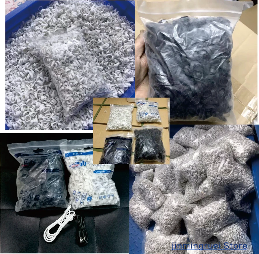 500pcs/ Factory Earphone Headphone Protector Film coil rubber coil black data cable rubber binding ring
500pcs/ Factory Earphone Headphone Protector Film coil rubber coil black data cable rubber binding ring