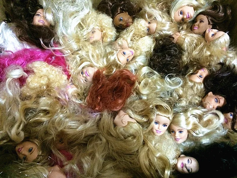 Heads for Barbies (4)