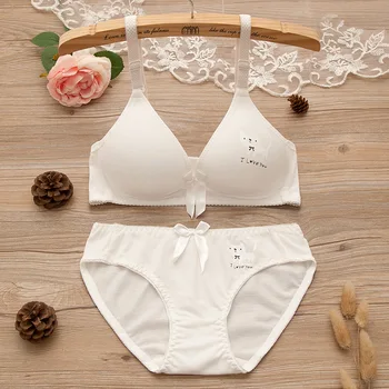 Teenage Girls Cotton Underwear Bra Kids Lingerie Undergarments Puberty Girl Underwear Young Girls Panties and Bra Set
Teenage Girls Cotton Underwear Bra Kids Lingerie Undergarments Puberty Girl Underwear Young Girls Panties and Bra Set