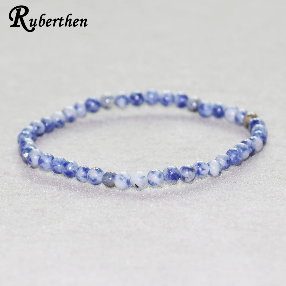 Ruberthen Natural Sodalite Bracelet 4 mm Stone Beads Bracelet Mini Gem Stone Energy Bracelet
Ruberthen Natural Sodalite Bracelet 4 mm Stone Beads Bracelet Mini Gem Stone Energy Bracelet