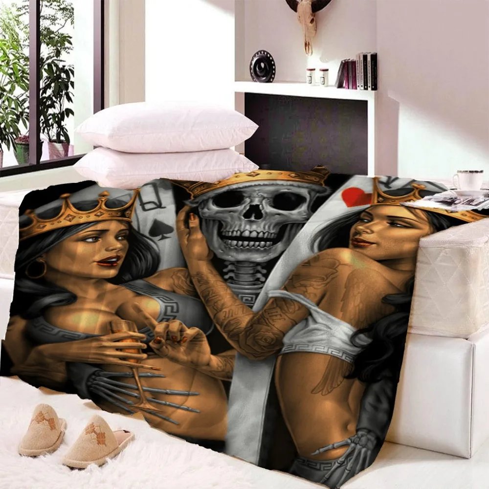 Super Soft Beauty Skull Rectangle Blanket for Bed BeachTowel Air conditioning Blanket Throws Cartoonbedsheet Travel CB68
Super Soft Beauty Skull Rectangle Blanket for Bed BeachTowel Air conditioning Blanket Throws Cartoonbedsheet Travel CB68