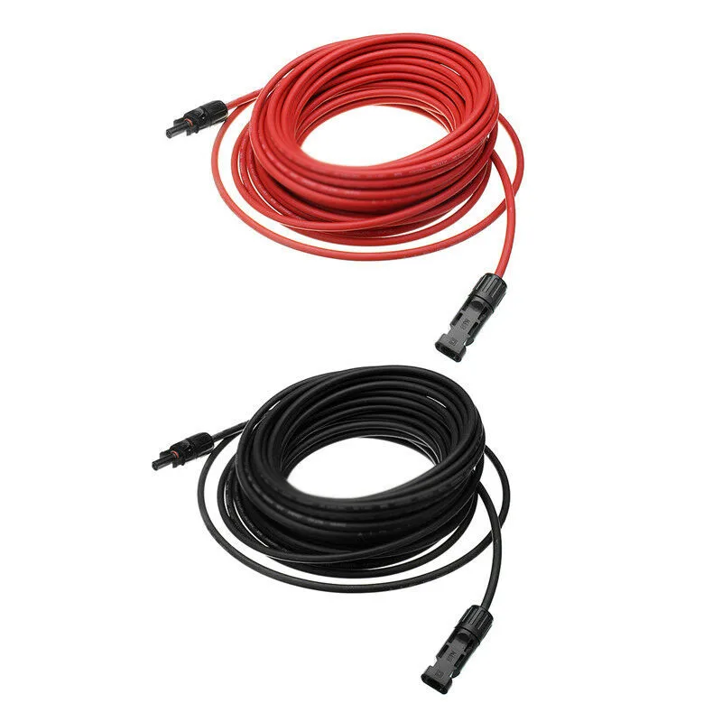1/5 meters Cable Parts Tools 1 Pair 12 AWG Solar Panel Extension Connection Line Connector Copper High Quality
1/5 meters Cable Parts Tools 1 Pair 12 AWG Solar Panel Extension Connection Line Connector Copper High Quality