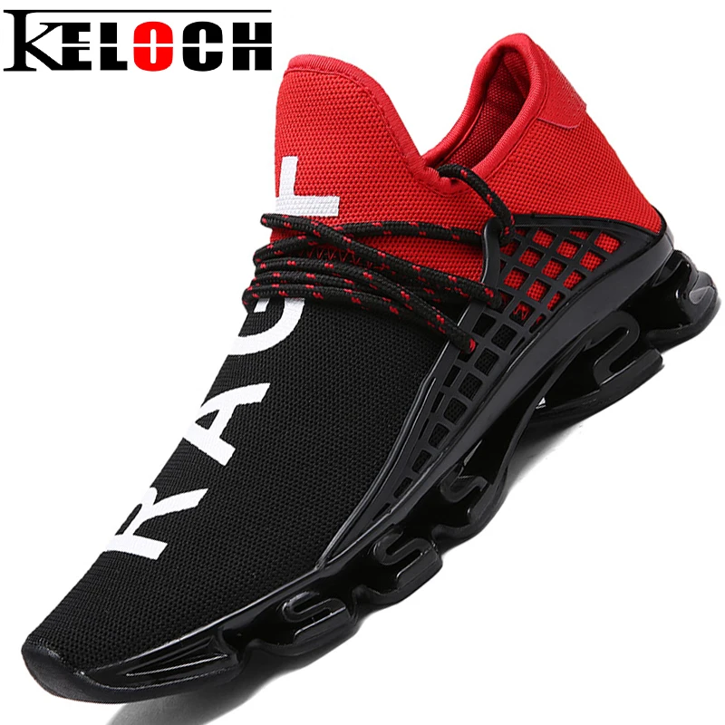 Image Keloch Man Running Shoes For Men Nice Trends Run Athletic Trainers Black Zapatillas Sports Shoe Outdoor Walking Sneakers