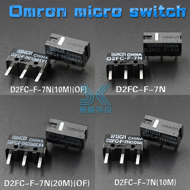 OMRON Мышь микропереключатель D2FC F 7N 10 м 20 Кнопка K (50 м) FL NH D2FS N D2F 01F T 3 7 Бесплатная