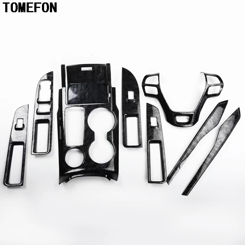 TOMEFON For Ford Explorer 2016 2017 LHD ABS Black Wood Paint interior Console Steering Gear Shift Storage Box Window Switch Trim
TOMEFON For Ford Explorer 2016 2017 LHD ABS Black Wood Paint interior Console Steering Gear Shift Storage Box Window Switch Trim