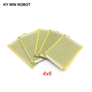 5pcs 4x6cm 40x60 mm Yellow Double Side Prototype PCB Universal Printed Circuit Board Protoboard For Arduino
5pcs 4x6cm 40x60 mm Yellow Double Side Prototype PCB Universal Printed Circuit Board Protoboard For Arduino