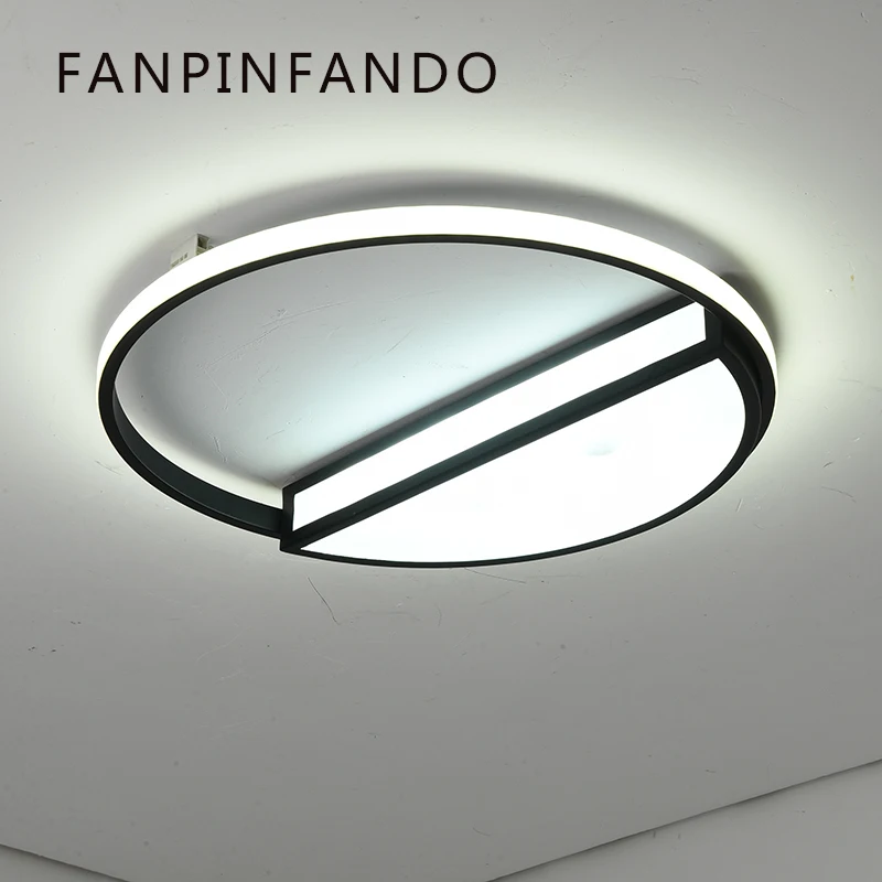 New Modern Led Ceiling Lights for Bedroom Living room hallway Surface mounted black white Rings circle Lustre Ceiling lamp
New Modern Led Ceiling Lights for Bedroom Living room hallway Surface mounted black white Rings circle Lustre Ceiling lamp