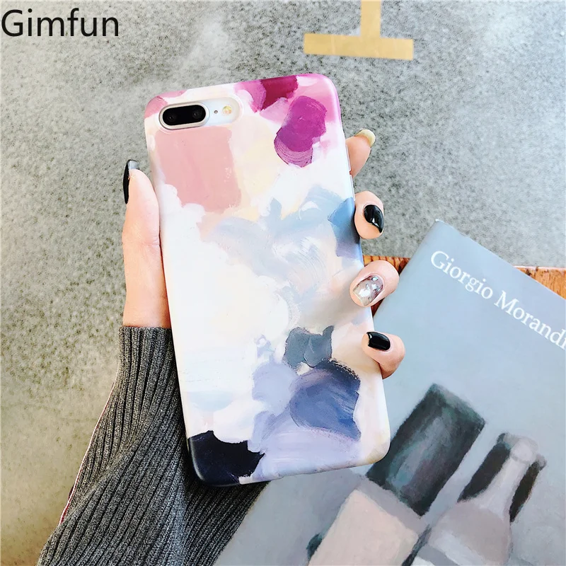 Gimfun Colorful Art Painting Phone Case for IPhone Xs Max Xr Anti-knock Soft Tpu Silicone Case for Iphone 6s 8 7plus Back Cover
Gimfun Colorful Art Painting Phone Case for IPhone Xs Max Xr Anti-knock Soft Tpu Silicone Case for Iphone 6s 8 7plus Back Cover
