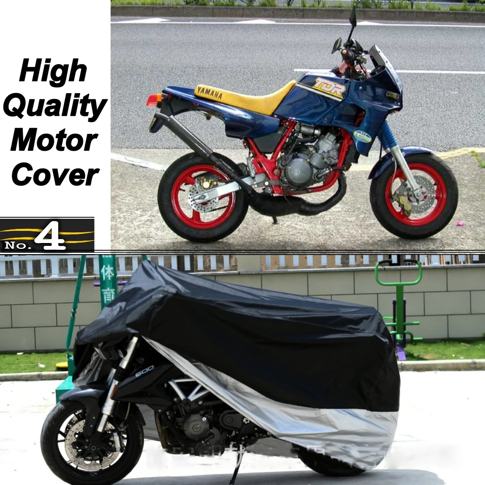 MotorCycle Cover For Yamaha TDR50 TDR80 WaterProof UV Sun Dust / Rain Protector Cover Made of Polyester Taffeta
MotorCycle Cover For Yamaha TDR50 TDR80 WaterProof UV Sun Dust / Rain Protector Cover Made of Polyester Taffeta