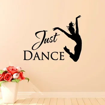 Ballet Dancer Wall Stickers Quotes Just Dance Elegant Dance Studio Wall Decals For Kids Rooms Girls Home Art Removable DIYSYY715
Ballet Dancer Wall Stickers Quotes Just Dance Elegant Dance Studio Wall Decals For Kids Rooms Girls Home Art Removable DIYSYY715