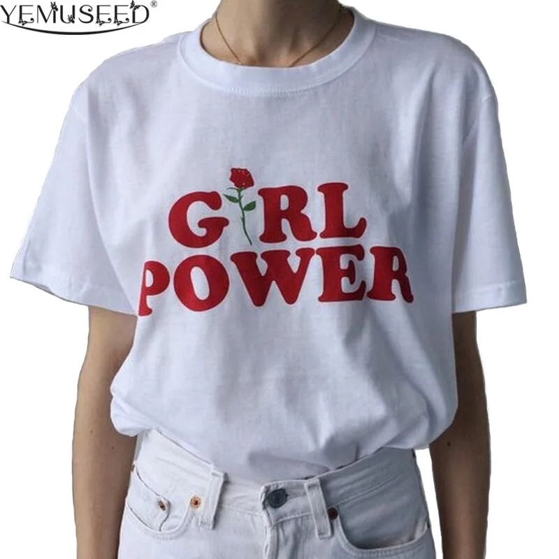 YEMUSEED Girl Power Tshirt Feminism Tee Shirt Unisex Cotton T-shirt Femme Woman Clothing WMT323
YEMUSEED Girl Power Tshirt Feminism Tee Shirt Unisex Cotton T-shirt Femme Woman Clothing WMT323