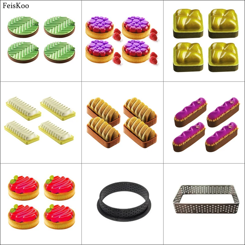 Round Tart Cake Mold 3D Silicone Mold For Baking Dessert Mousse Molds Kitchen Bakeware Tool Cake Design Art Cake Form Tray Mould
Round Tart Cake Mold 3D Silicone Mold For Baking Dessert Mousse Molds Kitchen Bakeware Tool Cake Design Art Cake Form Tray Mould