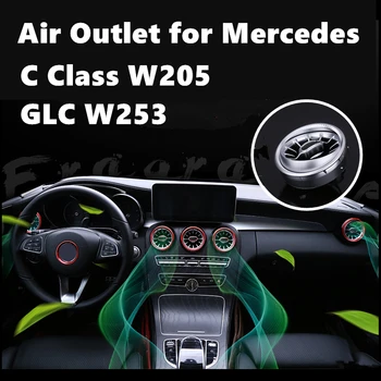 Air Vent Outlet for Mercedes Benz C Class W205 GLC X253 W253 AC Air Condition Turbo Style Replace Interior Front Console Dashbo
Air Vent Outlet for Mercedes Benz C Class W205 GLC X253 W253 AC Air Condition Turbo Style Replace Interior Front Console Dashbo