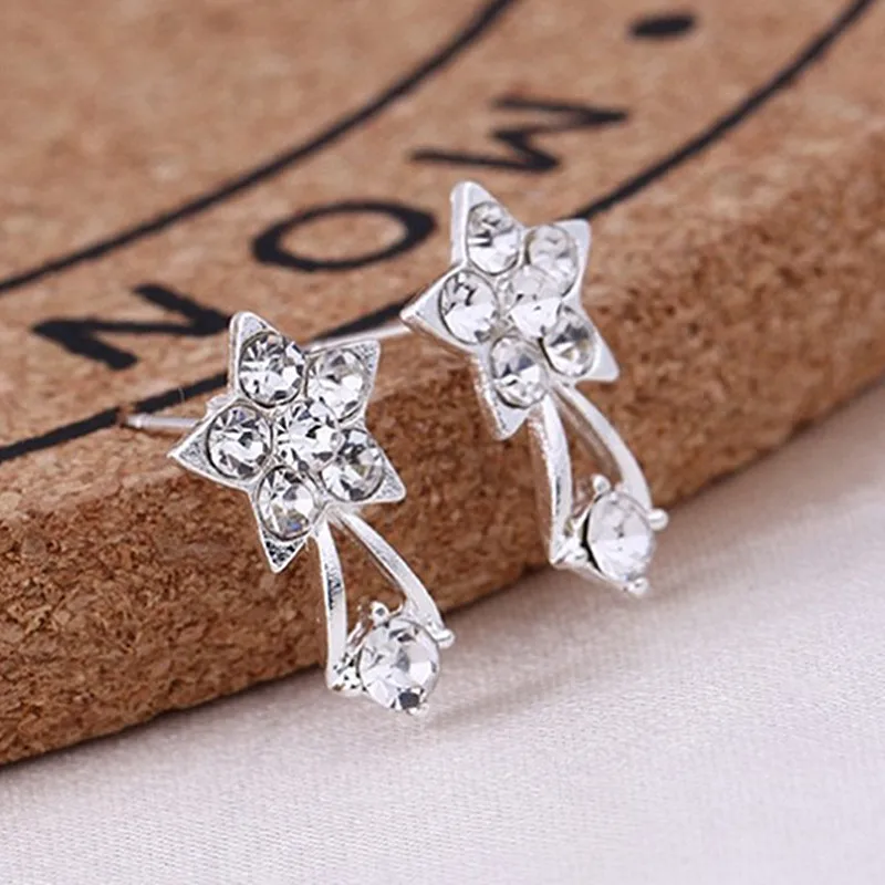 ES497 Women's Stud Earrings Crystal Flower Ear Jewelry Party Earring Gothic Brincos Fashion 2018 HOT Sale
ES497 Women's Stud Earrings Crystal Flower Ear Jewelry Party Earring Gothic Brincos Fashion 2018 HOT Sale