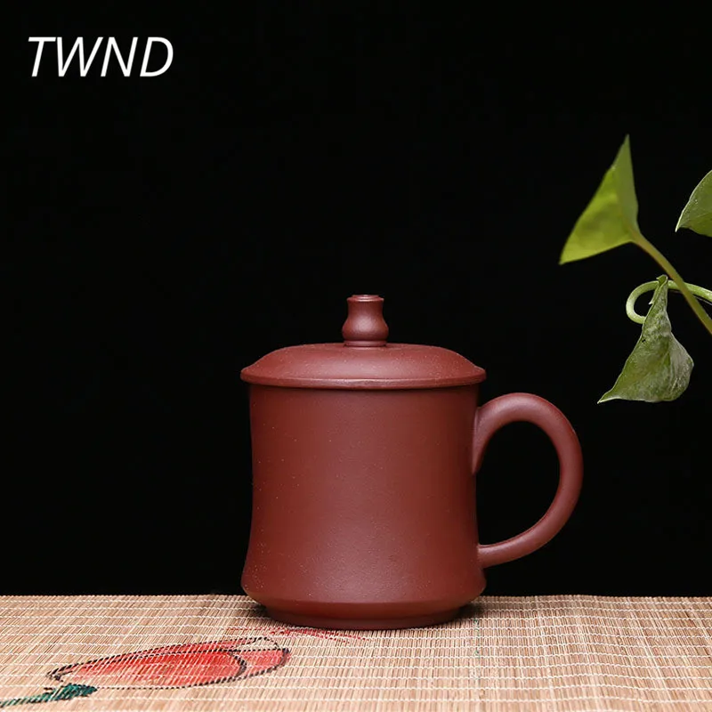 380CC yixing tea cups with cover set chinese tea mugs ore purple clay simple drinkware 16.4
380CC yixing tea cups with cover set chinese tea mugs ore purple clay simple drinkware 16.4