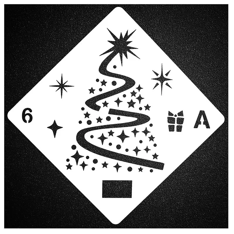 Merry Christmas Trees Sticker Painting Stencils for Diy Scrapbooking Stamps Home Decor Paper Card Template Decoration Album
Merry Christmas Trees Sticker Painting Stencils for Diy Scrapbooking Stamps Home Decor Paper Card Template Decoration Album