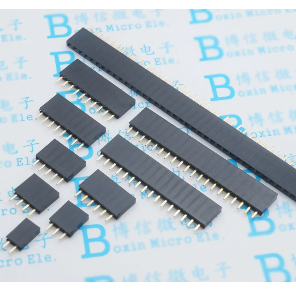 500pcs/bag Single Female Header Connector 2.54MM spacing Platoon mother Pin outlet Mother seat / needle seat 1*7P 7pin
500pcs/bag Single Female Header Connector 2.54MM spacing Platoon mother Pin outlet Mother seat / needle seat 1*7P 7pin