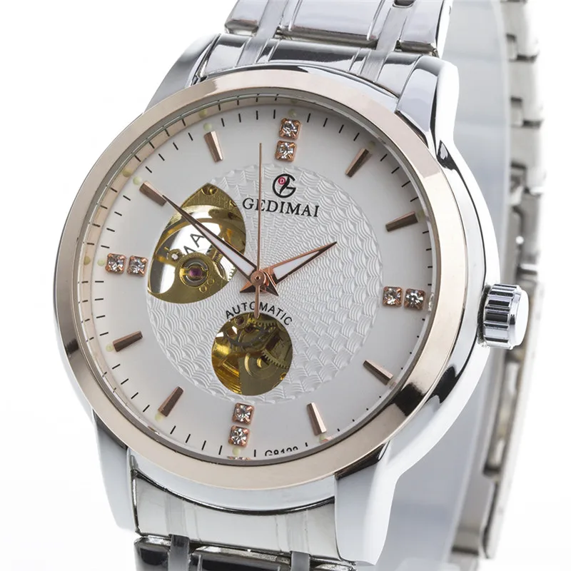 2017 NEWEST GEDIMAI Gold mechanical watch Top Brand Luxury men waterproof wrist watches for men Steel skeleton reloj hombre 
2017 NEWEST GEDIMAI Gold mechanical watch Top Brand Luxury men waterproof wrist watches for men Steel skeleton reloj hombre