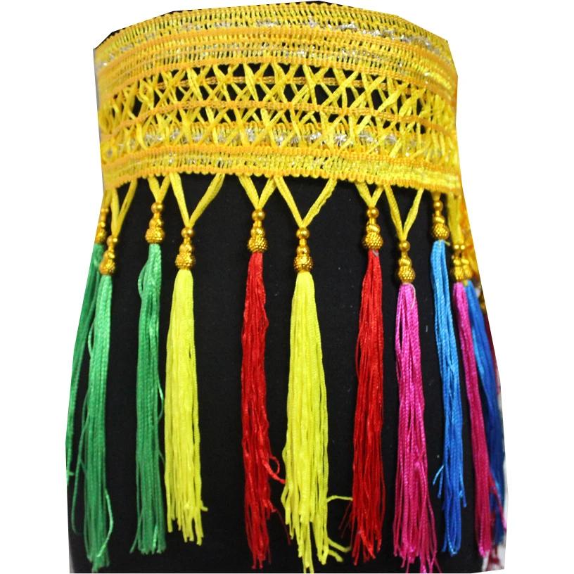 YACKALASI Latin Fringe Tassel Knot Multicolors Dance Dress Macrame Polyester Trimming Lace Women Dress Diy Trims Skirt Hem 20CM
YACKALASI Latin Fringe Tassel Knot Multicolors Dance Dress Macrame Polyester Trimming Lace Women Dress Diy Trims Skirt Hem 20CM