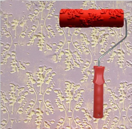 Diatom ooze tools wall printing textured roller 7 inch rubber embossed roller with handle no.059
Diatom ooze tools wall printing textured roller 7 inch rubber embossed roller with handle no.059