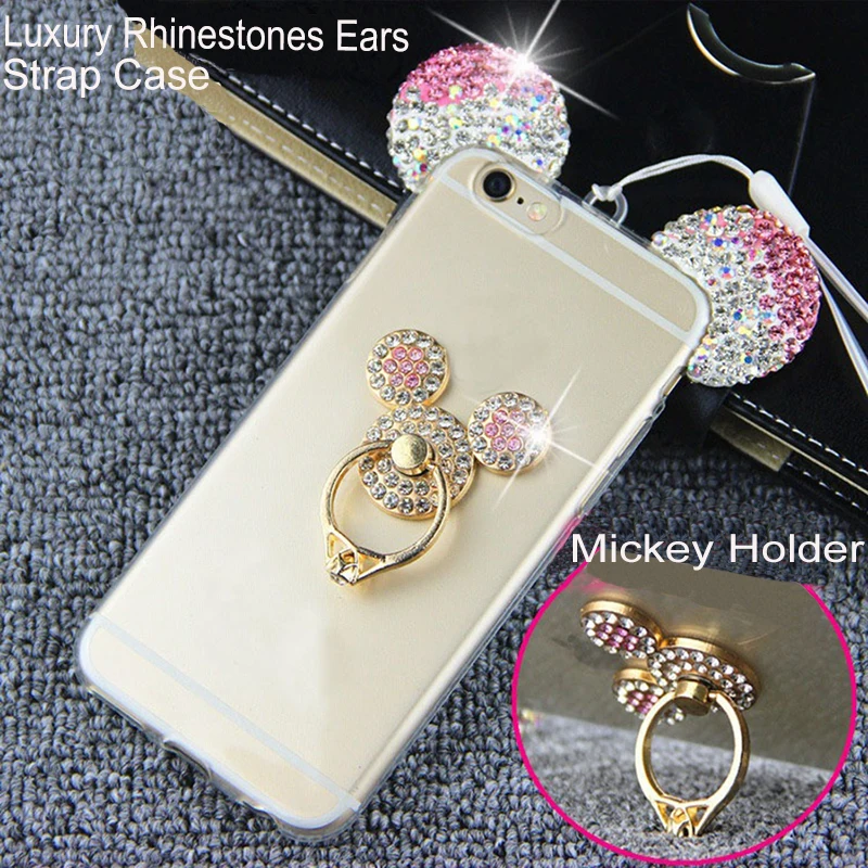 For Samsung Galaxy J7 J5 J3 A5 2016 Cover S8 S7 S6 Edge Plus J510 J710 J5 J7 Cover Mickey Ears Diamond Clear TPU Back Stand Case
For Samsung Galaxy J7 J5 J3 A5 2016 Cover S8 S7 S6 Edge Plus J510 J710 J5 J7 Cover Mickey Ears Diamond Clear TPU Back Stand Case