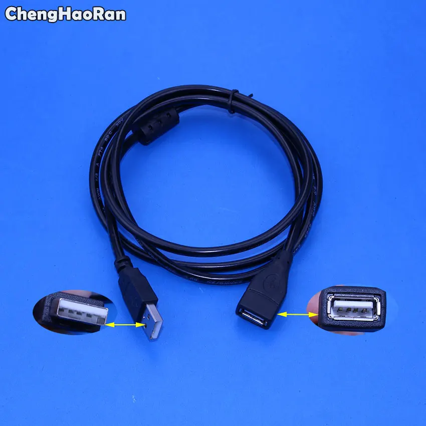 

ChengHaoRan USB Extension Cable Super Speed USB 2.0 Cable Male to Female Data Sync USB 2.0 Extender Cord Extension Cable