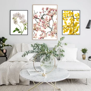 Nordic Blooming Magnolia Ginko Canvas Painting For Living Room Wall Art Flower Print Canvas Poster Wall Pictures Home Decoration 
Nordic Blooming Magnolia Ginko Canvas Painting For Living Room Wall Art Flower Print Canvas Poster Wall Pictures Home Decoration