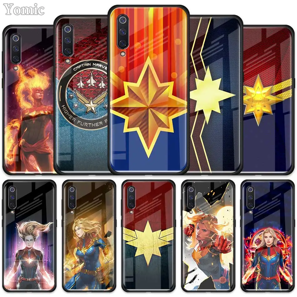 Captain Marvel Superhero Tempered Glass Case for Xiaomi Redmi Note 7 6 Pro K20 Pro Redmi 7 Mi 9 Cell Mobile Phone Cases Cover
Captain Marvel Superhero Tempered Glass Case for Xiaomi Redmi Note 7 6 Pro K20 Pro Redmi 7 Mi 9 Cell Mobile Phone Cases Cover