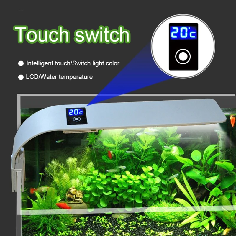 15W/300lumens Temperature display Waterproof Clip-on Lamp For Fish Tank Aquatic Plant Lighting High Quality LED Lighting
15W/300lumens Temperature display Waterproof Clip-on Lamp For Fish Tank Aquatic Plant Lighting High Quality LED Lighting