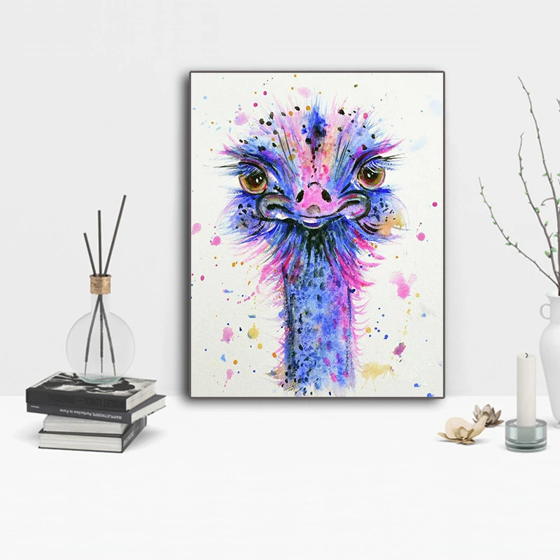 5D DIY diamond embroidery Colorful ostrich struisvogel diamond painting Cross Stitch full round Rhinestone mosaic decoration
5D DIY diamond embroidery Colorful ostrich struisvogel diamond painting Cross Stitch full round Rhinestone mosaic decoration
