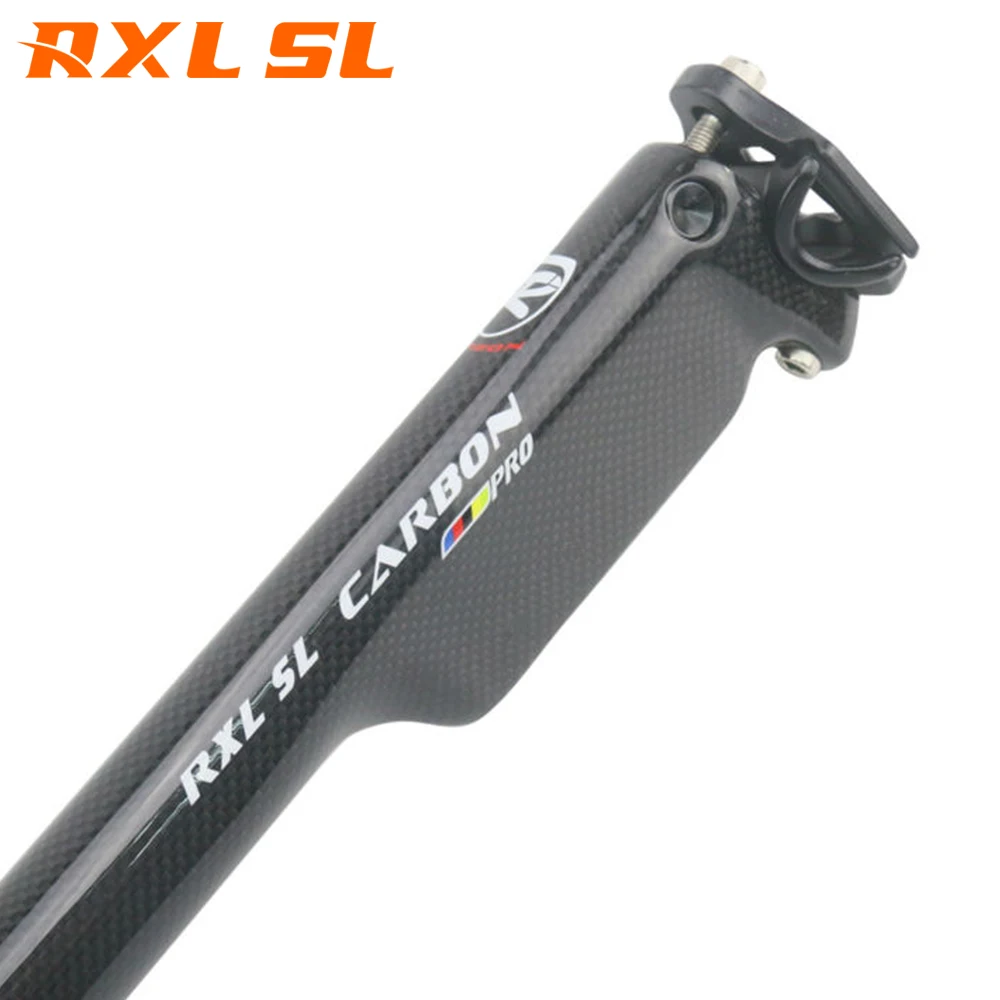 Full Carbon Fiber Bicycle Cycling Seat Post RXL SL Carbon Road Bike Seatpost Offset 25mm 27.2//30.8//31.6mm 3K Matte