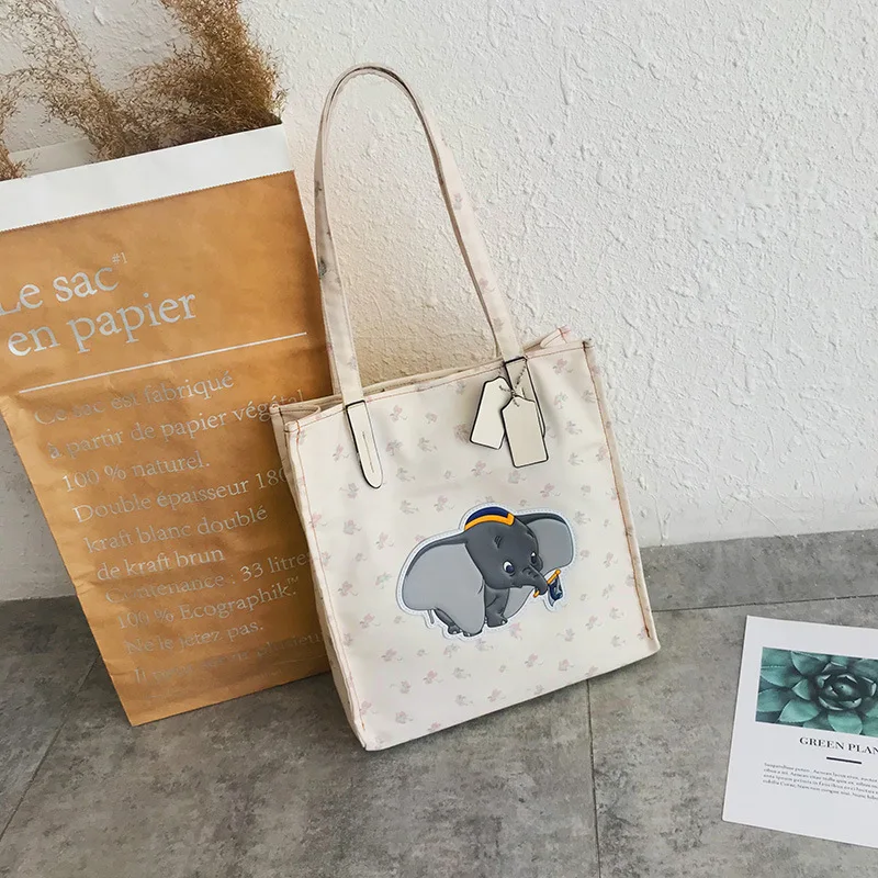 A new style of canvas shopping bags with white rice elephant style and one-shoulder Tote Bag
A new style of canvas shopping bags with white rice elephant style and one-shoulder Tote Bag
