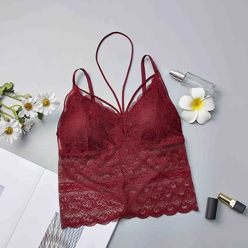 2019 Women Summer Crop Top Lace Strap Wrapped Chest Shirt Top Ladies Camisole Bralett
2019 Women Summer Crop Top Lace Strap Wrapped Chest Shirt Top Ladies Camisole Bralett
