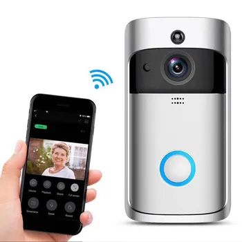 Waterproof Wireless Doorbell 720P Door Bell Visual Intercom Home Security Monitor Infrared Night Vision PIR Protection 
Waterproof Wireless Doorbell 720P Door Bell Visual Intercom Home Security Monitor Infrared Night Vision PIR Protection