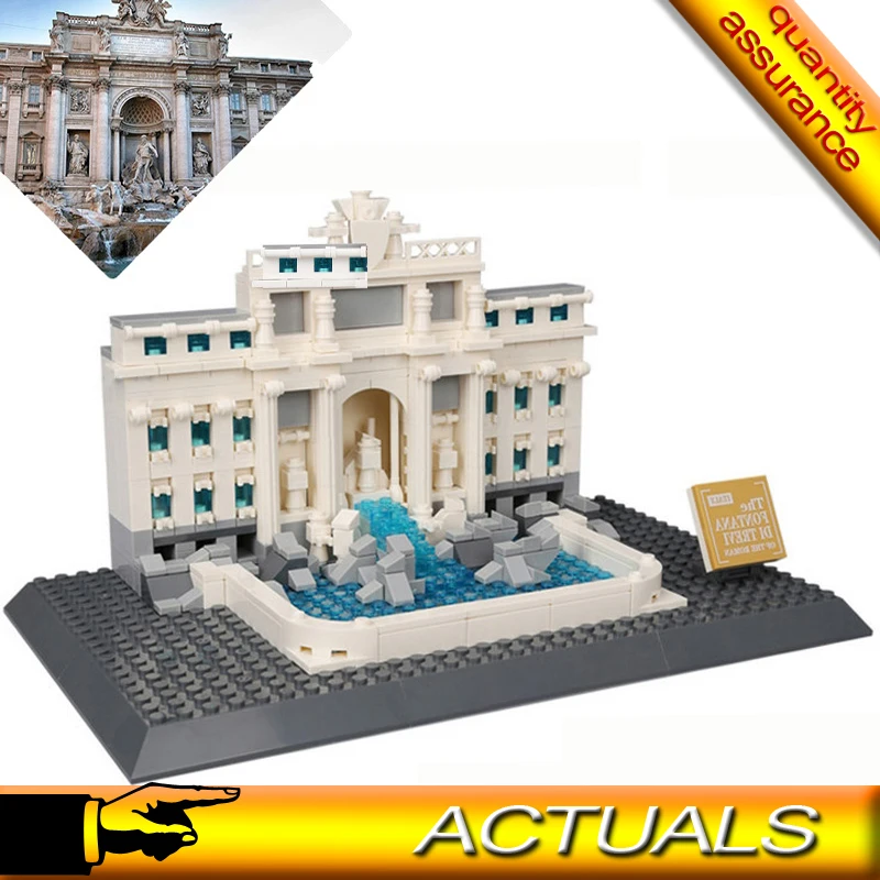 Compatible with Lego MOC Wange 7014 4212 City Fontana Di Trevi Louvre Architecture Building Blocks Building Collectible Bricks
Compatible with Lego MOC Wange 7014 4212 City Fontana Di Trevi Louvre Architecture Building Blocks Building Collectible Bricks