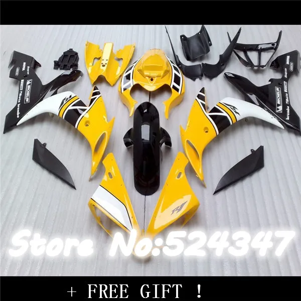 Fairings Fit YZF R1 2004 2005 2006 YZF-R1 04 05 06 ABS Motorcycle Fairing Kit Bodywork Cowling Yellow
Fairings Fit YZF R1 2004 2005 2006 YZF-R1 04 05 06 ABS Motorcycle Fairing Kit Bodywork Cowling Yellow