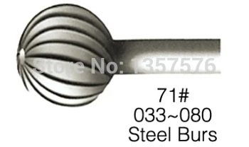 FREE SHIPPING!!! steel burs 71#025-029, 6 pcs/ box, 4 boxs/ bag, RPM>40000r/min, drill polishing machine, jewelry tools
FREE SHIPPING!!! steel burs 71#025-029, 6 pcs/ box, 4 boxs/ bag, RPM>40000r/min, drill polishing machine, jewelry tools