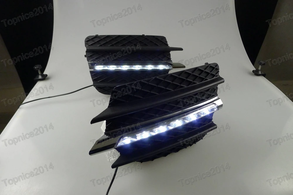 2Pcs White LED Daytime Running Lights DRL Driving Fog Lamps For BMW X6 E71 2009-2012
2Pcs White LED Daytime Running Lights DRL Driving Fog Lamps For BMW X6 E71 2009-2012