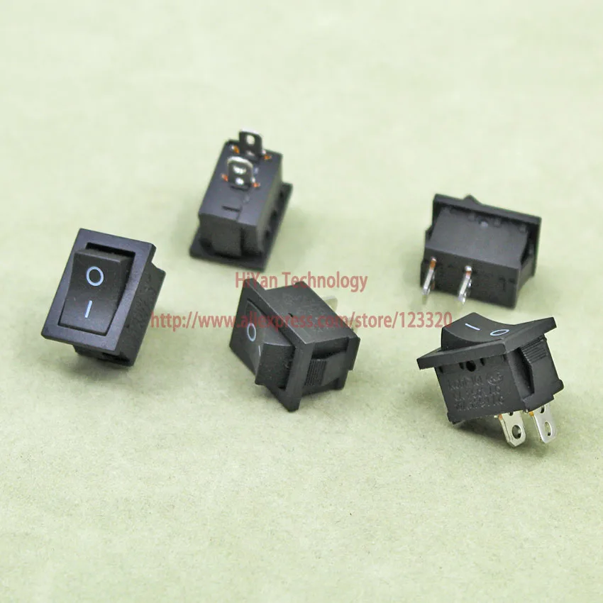 (50pcs/lot) Switch Rocker Rocker Switch 2 Pins 2 Gears ON-OFF 6A 250V AC 10A 125V AC
(50pcs/lot) Switch Rocker Rocker Switch 2 Pins 2 Gears ON-OFF 6A 250V AC 10A 125V AC