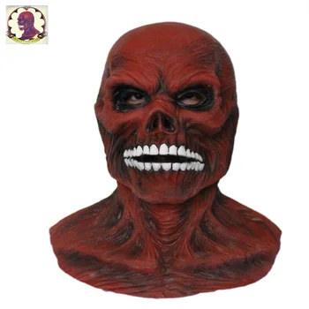 Deluxe Realistic Skull Skinless Devil Latex Mask Party Dress Adult Latex Rubber Halloween Demon Evil Mask
Deluxe Realistic Skull Skinless Devil Latex Mask Party Dress Adult Latex Rubber Halloween Demon Evil Mask