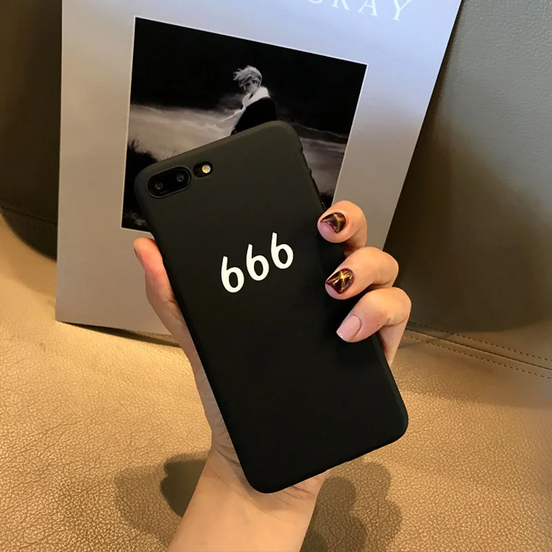 JiBan Simple Evil Numbers 666 Letter Phone Case For iphone 8 Case Devil's Coming Symbol Hard PC Back Cover For iphone 6s 7 8plus
JiBan Simple Evil Numbers 666 Letter Phone Case For iphone 8 Case Devil's Coming Symbol Hard PC Back Cover For iphone 6s 7 8plus