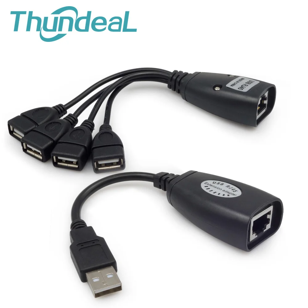 1Set 4USB Port Extender Adapter Up To 45meter 150FT 2.0 USB Extension Using CAT5/5E/6 USB TO RJ45 Packing Single Ethernet Cable
1Set 4USB Port Extender Adapter Up To 45meter 150FT 2.0 USB Extension Using CAT5/5E/6 USB TO RJ45 Packing Single Ethernet Cable