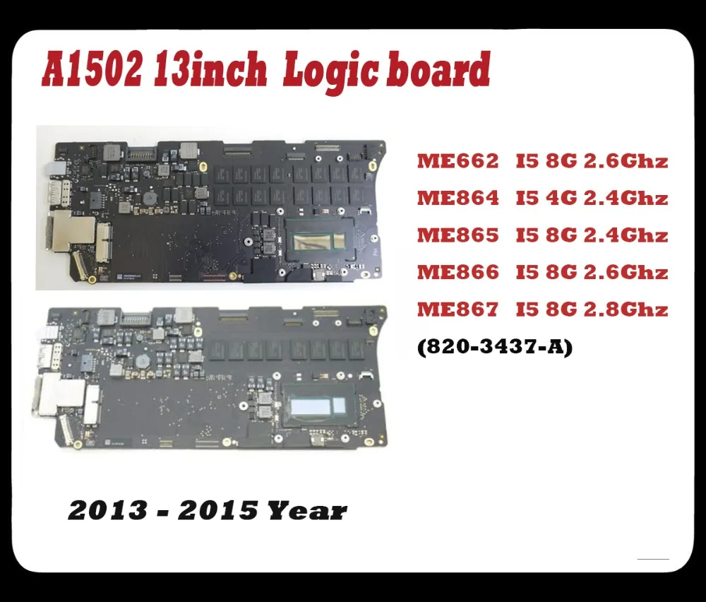 Original A1502 logic board tested 100% working for Macbook Pro retina A1502 motherboard ME865 I5 8G 2.4Ghz 2013 Year
Original A1502 logic board tested 100% working for Macbook Pro retina A1502 motherboard ME865 I5 8G 2.4Ghz 2013 Year