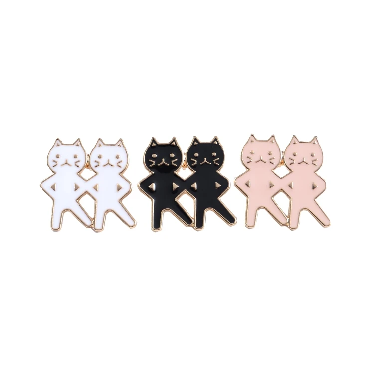 Free Shipping Cute Metal Enamel Dancing Cat Kitty Brooch Pin For Women Fashion Clothing Bag Hat Badge Brooches jewelry
Free Shipping Cute Metal Enamel Dancing Cat Kitty Brooch Pin For Women Fashion Clothing Bag Hat Badge Brooches jewelry