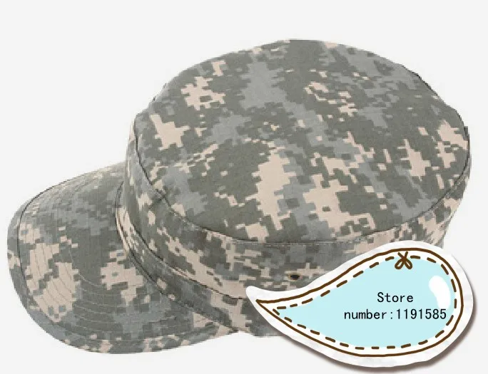 

US Military Army hats soldiers cadet sun-shading outdoor riding sun cap ACU Camo